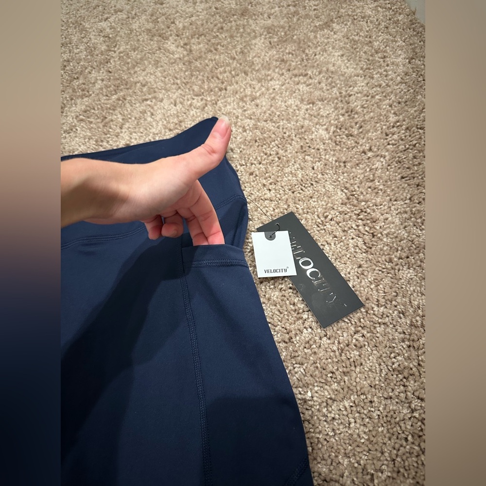 NWT VELOCITY Navy Women's Biker Shorts (SIZE: 2X) - Picture 8 of 13